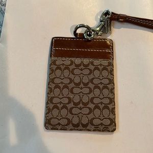 Coach Lanyard ID Holder